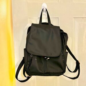 Black Convertible Backpack Purse